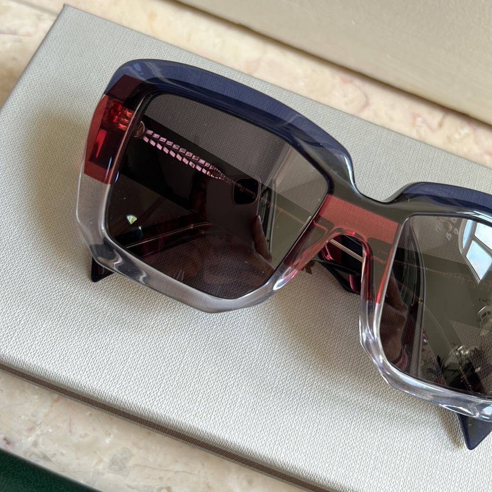 Marni Me632s Colorblock Rectangular Sunglasses - image 8